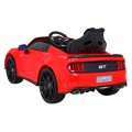 Autko Ford Mustang GT na akumulator dla dzieci Czerwony