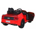 Autko Ford Mustang GT na akumulator dla dzieci Czerwony