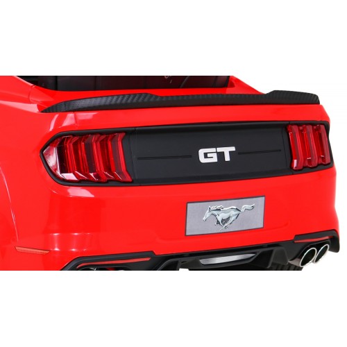 Autko Ford Mustang GT na akumulator dla dzieci Czerwony