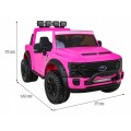 Pojazd pickup - Ford Super Duty Różowy
