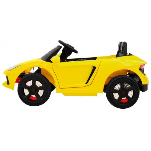Autko Future na akumulator dla dzieci Żółty + Pilot + Wolny Start + MP3 USB + LED
