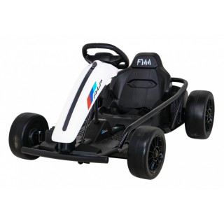 Gokart FX1 Drift Master na akumulator dla dzieci Biały + Funkcja Driftu + Koła EVA
