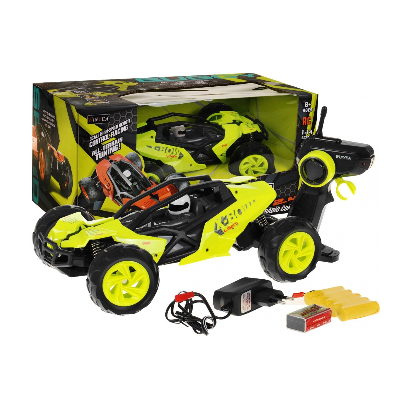 R C Buggy 2 4 G WINYEA 1 14 Green