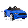 Autko GT Sport na akumulator dla dzieci Niebieski + Pilot