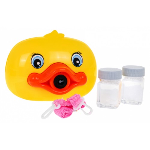 Kaczka do robienia baniek mydlanych dla dzieci 3+ żółta Interaktywna zabawka Aparat