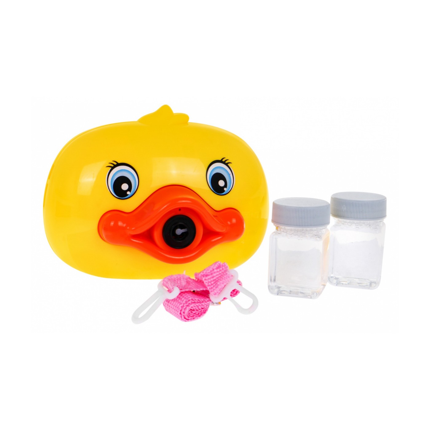 Kaczka do robienia baniek mydlanych dla dzieci 3+ żółta Interaktywna zabawka Aparat