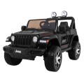 Jeep Wrangler Rubicon terenowy na akumulator dla dzieci Czarny + Pilot  + 4x4