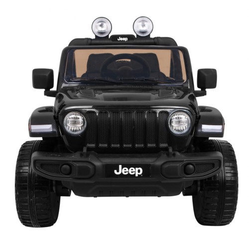 Jeep Wrangler Rubicon terenowy na akumulator dla dzieci Czarny + Pilot  + 4x4