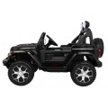 Jeep Wrangler Rubicon terenowy na akumulator dla dzieci Czarny + Pilot  + 4x4