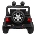 Jeep Wrangler Rubicon terenowy na akumulator dla dzieci Czarny + Pilot  + 4x4