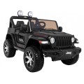 Jeep Wrangler Rubicon terenowy na akumulator dla dzieci Czarny + Pilot  + 4x4
