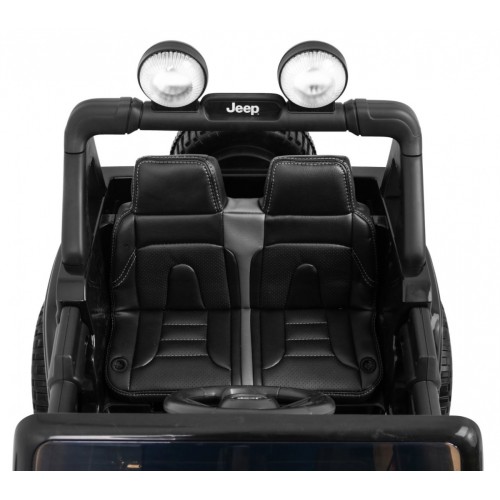 Jeep Wrangler Rubicon terenowy na akumulator dla dzieci Czarny + Pilot  + 4x4