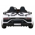 Lamborghini SVJ DRIFT dla 2 dzieci Biały + Funkcja driftu + Pilot + MP3 LED + Wolny Start