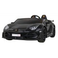 Lamborghini SVJ DRIFT dla 2 dzieci Czarny + Funkcja driftu + Pilot + MP3 LED + Wolny Start