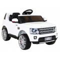Land Rover Discovery Autko elektryczne dla dzieci Biały SUV + Pilot