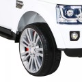 Land Rover Discovery Autko elektryczne dla dzieci Biały SUV + Pilot