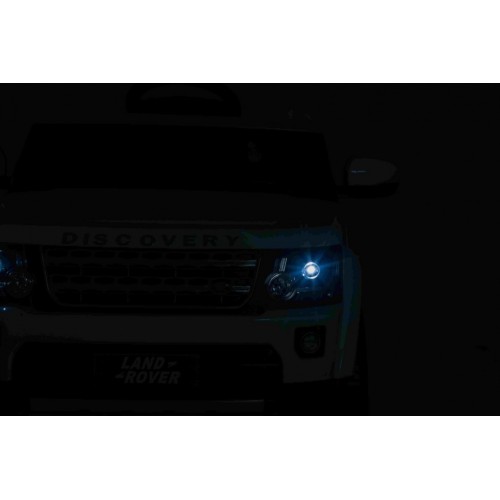 Land Rover Discovery Autko elektryczne dla dzieci Biały SUV + Pilot