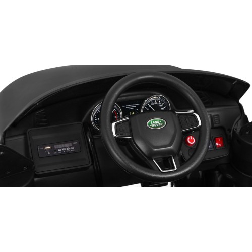 Land Rover Discovery dla dzieci Czarny SUV + Pilot