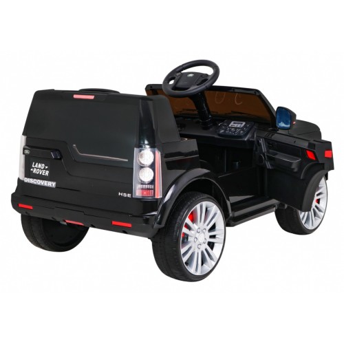 Land Rover Discovery Autko elektryczne dla dzieci Czarny SUV + Pilot