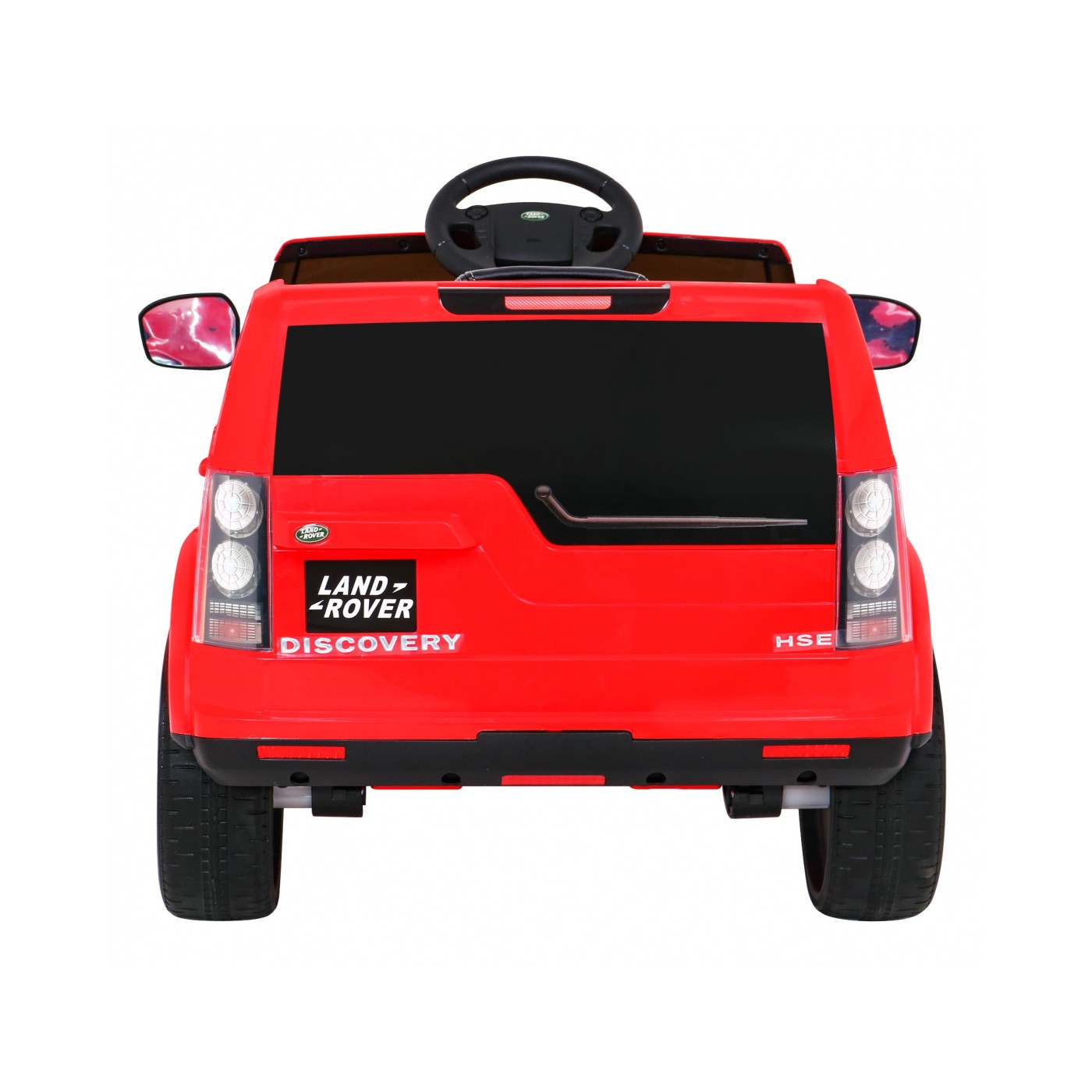 Land Rover Discovery Autko elektryczne dla dzieci Czerwony + Pilot + Koła EVA + Wolny Start + Radio MP3