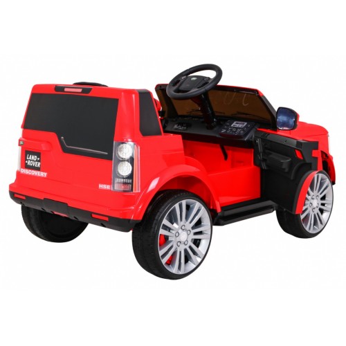 Land Rover Discovery Autko elektryczne dla dzieci, Czerwony SUV + Pilot