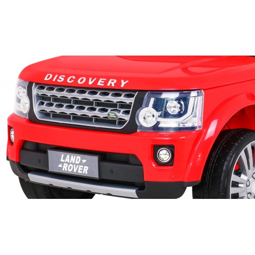 Land Rover Discovery Autko elektryczne dla dzieci, Czerwony SUV + Pilot