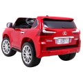 Lexus LX570 Lakierowane Autko dla 2 dzieci Czerwony SUV + Pilot
