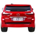 Lexus LX570 Lakierowane Autko dla 2 dzieci Czerwony SUV + Pilot