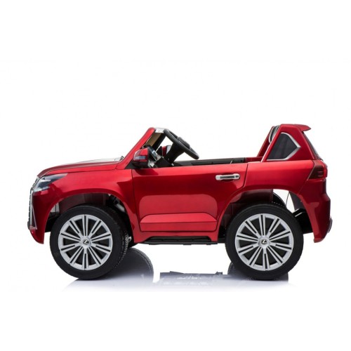 Lexus LX570 Lakierowane Autko dla 2 dzieci Czerwony SUV + Pilot