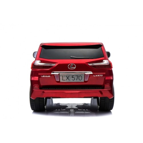 Lexus LX570 Lakierowane Autko dla 2 dzieci Czerwony SUV + Pilot