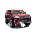 Lexus LX570 Lakierowane Autko dla 2 dzieci Czerwony SUV + Pilot