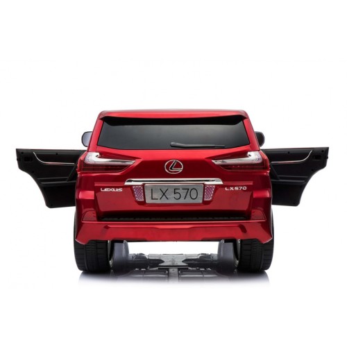 Lexus LX570 Lakierowane Autko dla 2 dzieci Czerwony SUV + Pilot