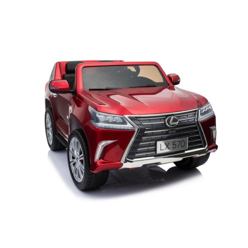 Lexus LX570 Lakierowane Autko dla 2 dzieci Czerwony SUV + Pilot