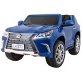 Lexus LX570 Lakierowane Autko dla 2 dzieci Niebieski  SUV + Pilot