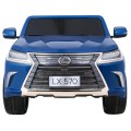 Lexus LX570 Lakierowane Autko dla 2 dzieci Niebieski  SUV + Pilot