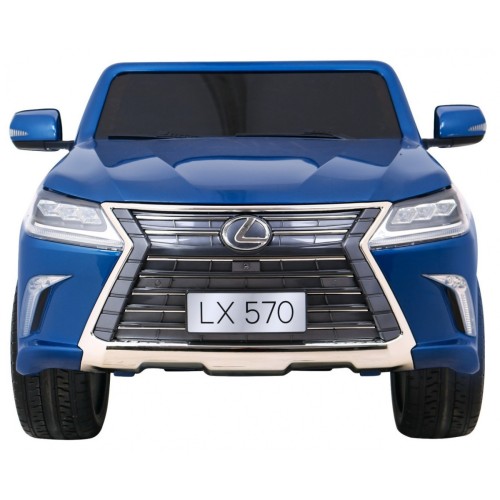 Lexus LX570 Lakierowane Autko dla 2 dzieci Niebieski  SUV + Pilot