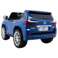 Lexus LX570 Lakierowane Autko dla 2 dzieci Niebieski  SUV + Pilot
