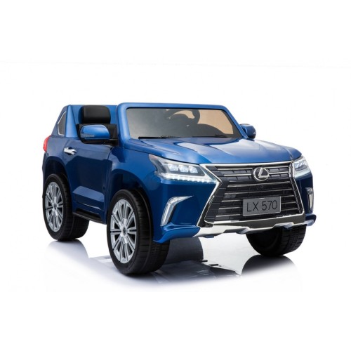 Lexus LX570 Lakierowane Autko dla 2 dzieci Niebieski  SUV + Pilot