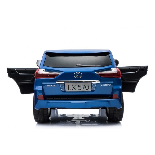 Lexus LX570 Lakierowane Autko dla 2 dzieci Niebieski  SUV + Pilot