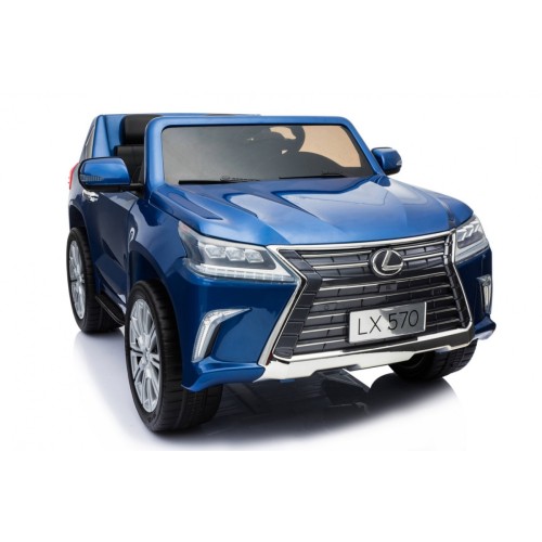 Lexus LX570 Lakierowane Autko dla 2 dzieci Niebieski  SUV + Pilot