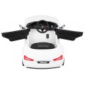 Maserati Ghibli na akumulator dla dzieci Biały + Pilot + Wolny Start + EVA + MP3 USB + LED