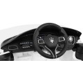 Maserati Ghibli na akumulator dla dzieci Biały + Pilot