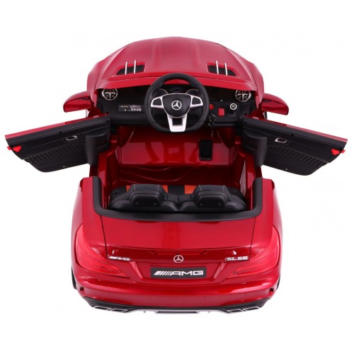 Mercedes AMG SL65 dla dzieci Lakier Czerwony + Pilot + Bagażnik + Regulacja siedzenia + MP3 LED + Wolny Start