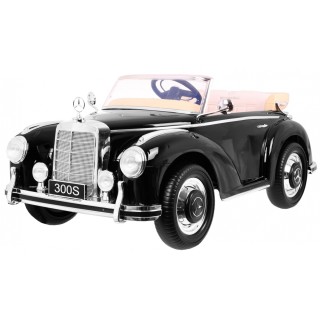 Mercedes Benz 300S Retro dla dzieci Lakier Czarne klasyczne auto