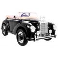 Mercedes Benz 300S Retro dla dzieci Lakier Czarny + Pilot + EVA + Wolny Start + LED MP3
