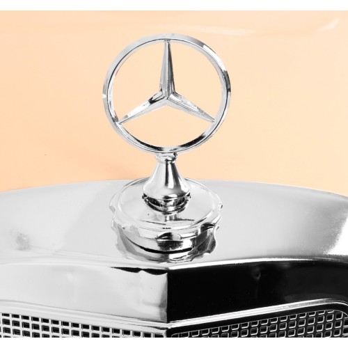 Mercedes Benz 300S Retro dla dzieci Lakier Czerwony + Pilot + EVA + Wolny Start + LED MP3