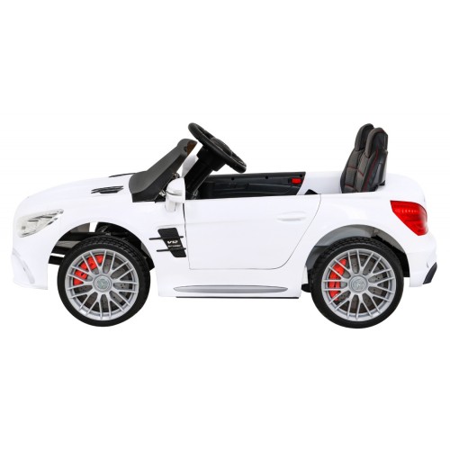 Mercedes Benz AMG SL65 S elektryczny dla dzieci Biały + Pilot