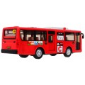 Interaktywny Autobus szkolny dla dzieci 3+ czerwony + Otwierane drzwi + Dźwięki Światła