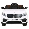 Mercedes Benz GLC63S dla dzieci, Biały SUV + Pilot + Napęd 4x4