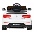 Mercedes Benz GLC63S dla dzieci, Biały SUV + Pilot + Napęd 4x4
